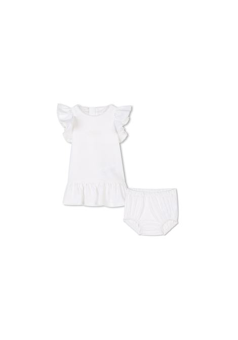 Set Regalo Con Abito Bianco e Bloomer CHLOÉ KIDS | C20422117